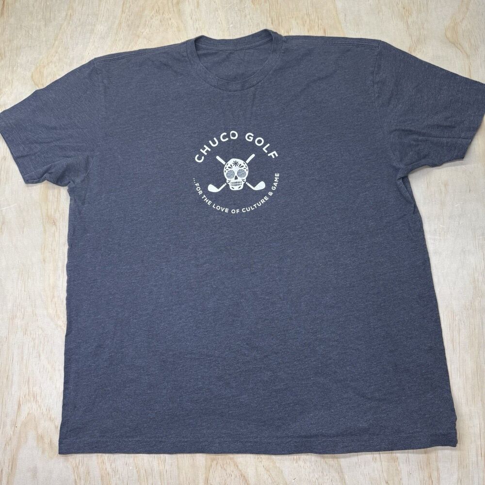 USED 2XL Chuco Golf Short Sleeve Shirt Gray For The Love Of Culture & Game